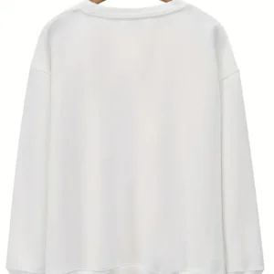 سويت شيرت أبيض